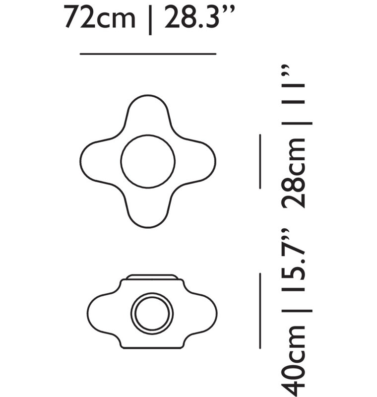 Element Table Vase, Brown