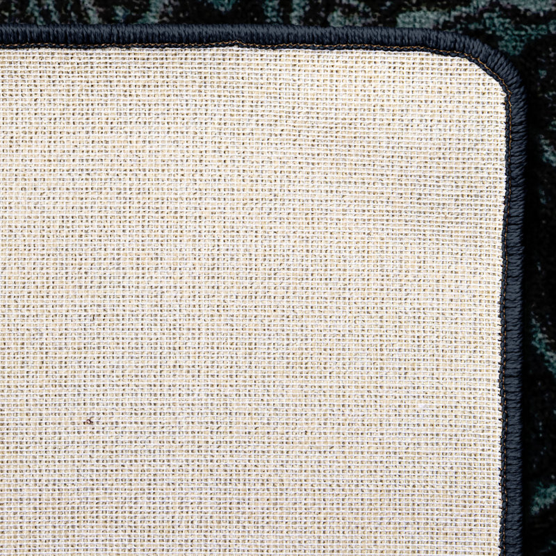 Tapis turquoise foncé Imagine, Rectangle 10 pi 9 po x 13 pi 2 po