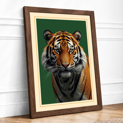 Tiger's Gaze Modern - Framed Print