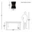 Luminaire suspendu unique en forme de sablier à 6 lumières Cecilia-1130735504