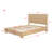 Atlas Light Oak Fluted Platform Bed-1362961893