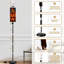 Grande lampe moderne sur pied avec télécommande à DEL à intensité variable et abat-jour ajustable pour le bureau de la chambre à coucher