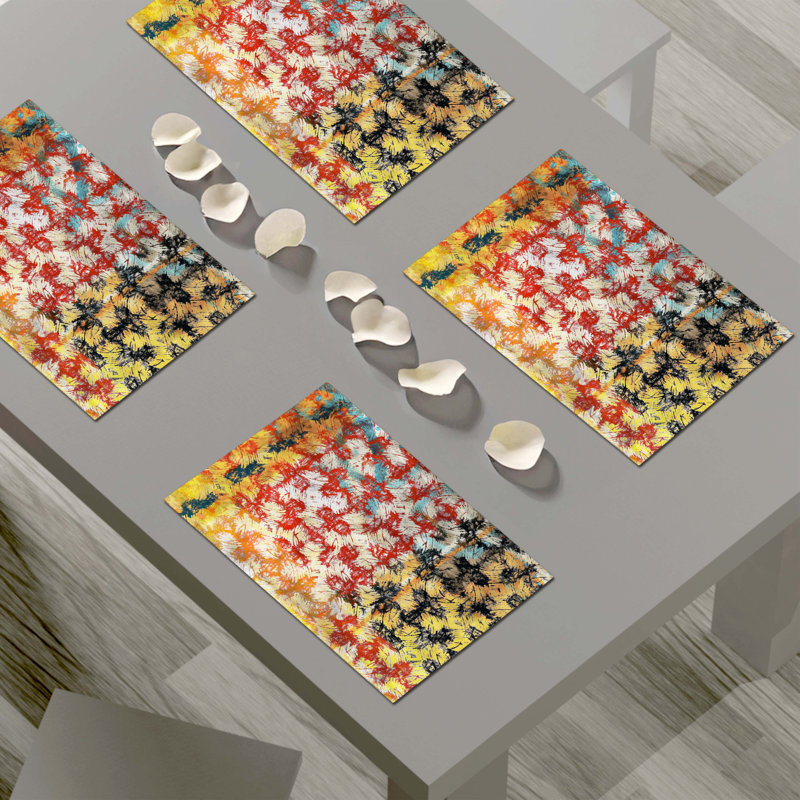 Napperon abstrait en polyester