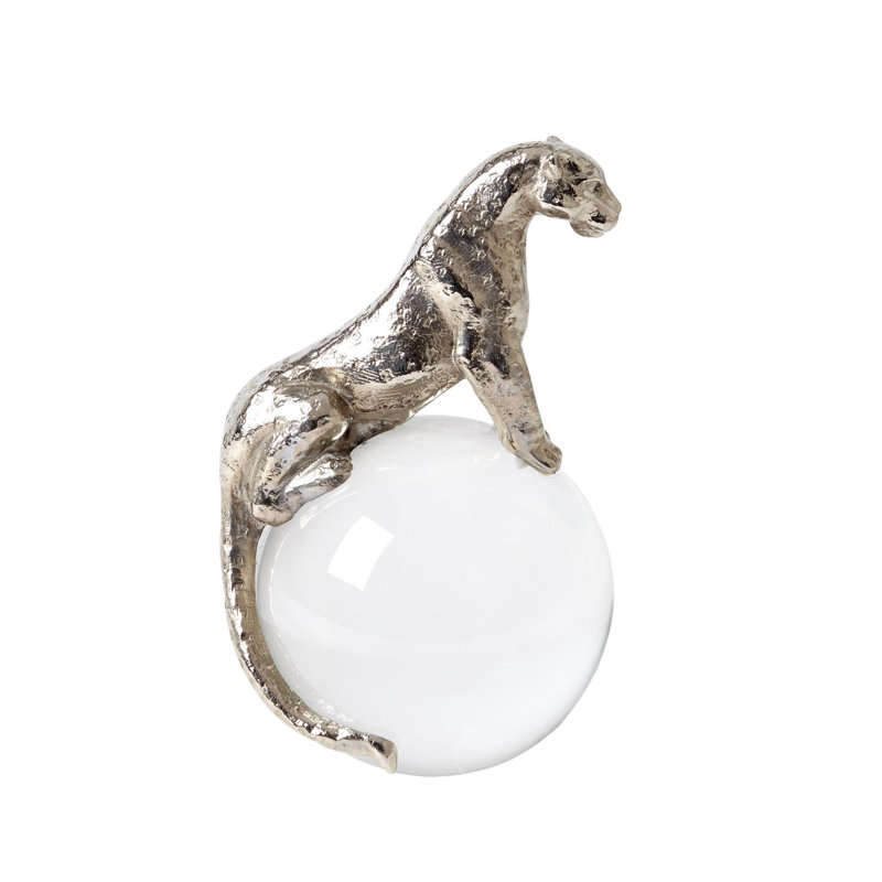 Jaguar on Crystal Sphere, Nickel
