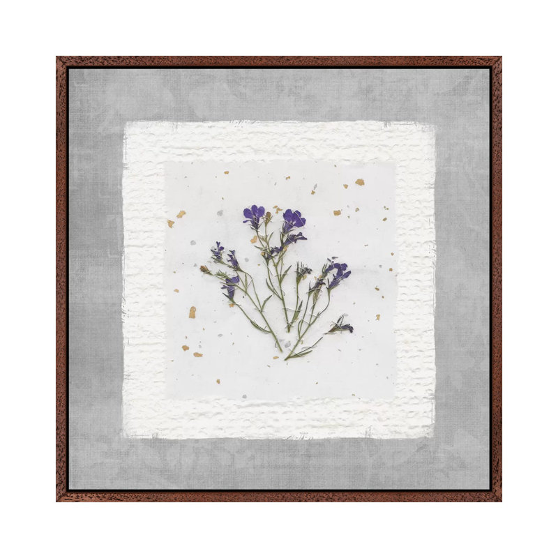 Beauty Preserved III 1 Piece Wall Art on Canvas, 45.72 cm H x 45.72 cm W, Classic Brown Wood Framed
