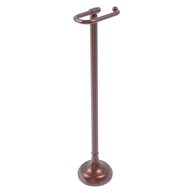 Porte-papier hygiénique sur pied 26 po de hauteur, Cuivre antique
