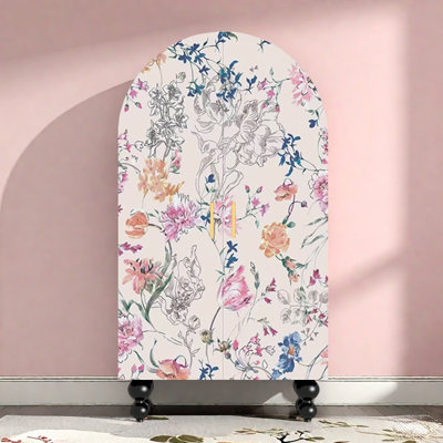Armoire-penderie moderne à double porte arquée