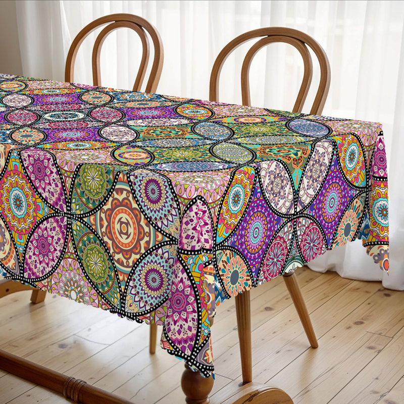 Nappe bohémienne rectangulaire 140 x 180 cm