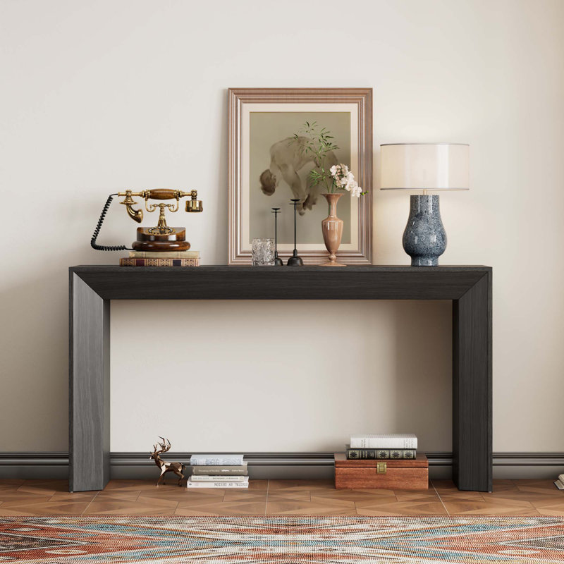 Console, conception de foyer, Noir