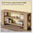 Sofa Table,3-Tier Side Table,Console Table