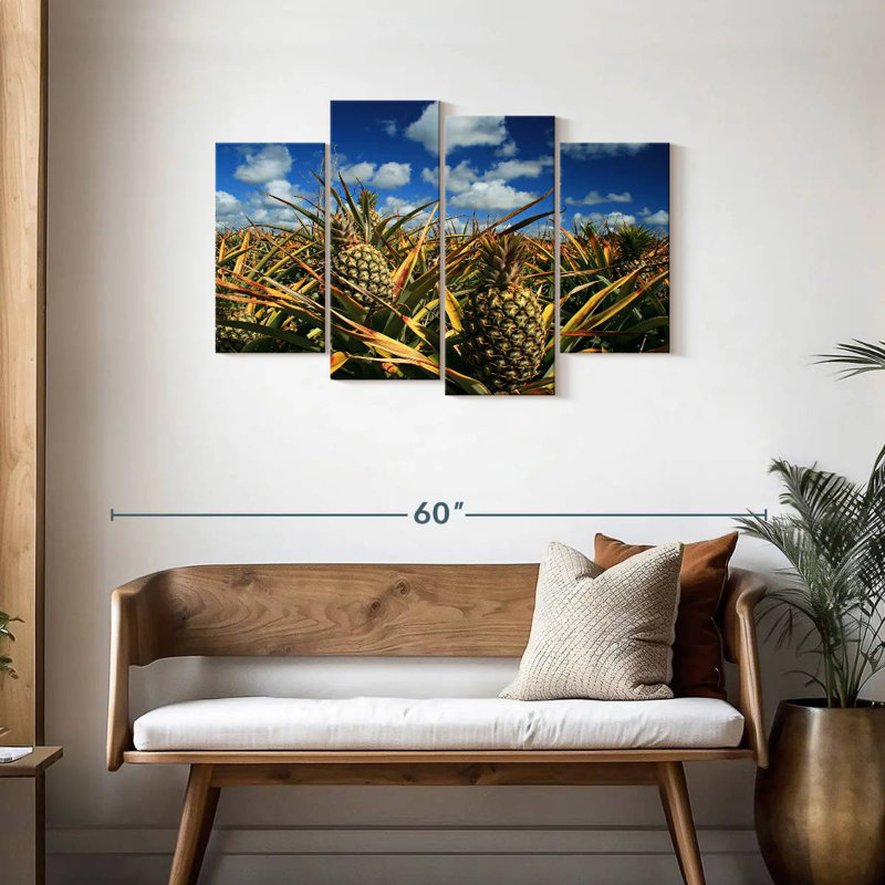 Yarlin Thailand Pineapples, 27" H x 43" W