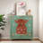 Classical Painted Solid Wood Shoe Cabinet 20 Pair Shoe Storage Cabinet
