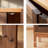 American style closed multilayer bookcase