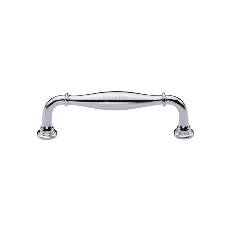 Heritage Brass Heritage Cabinet Pull Henley Traditional Design, 117cm L x 15cm W, Polished Chrome