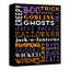 « halloween words », impression sur toile