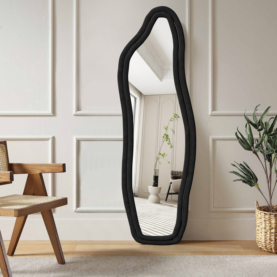Aleaya Fabric Half-circle Mirror
