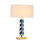 Drusilla 24'' Blue/Titanium Table Lamp