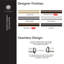 Cambria® Designer Series, Premium 1-1/8 in Larger Dia with 5/8 in back rod, Non-Adjustable Double Curtain Rod, Designer Brackets-110409156-110409159