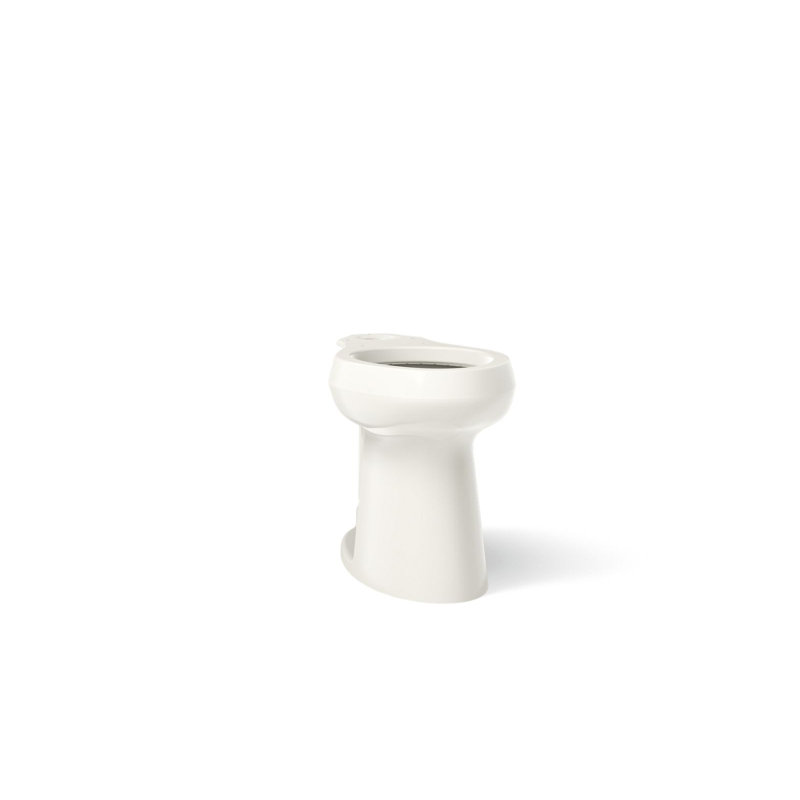 Highline Tall Elongated Tall Toilet Bowl With Exposed Trapway, Biscuit