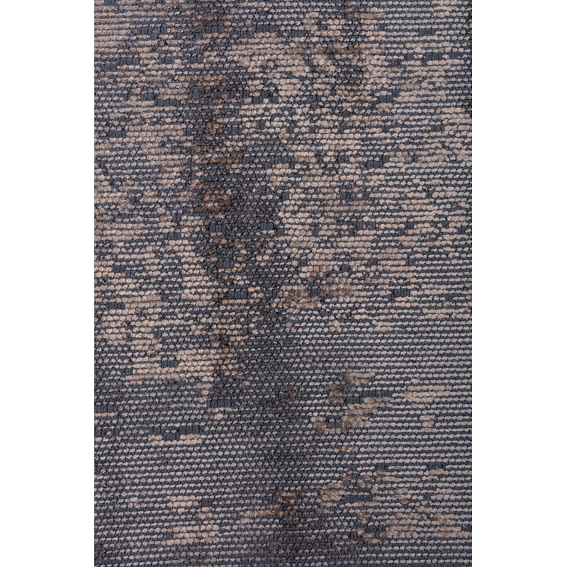 Gray Taupe Toile Luxury Area Rug, Rectangle 7'10" x 9'10"