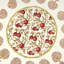Orange Tree Tablecloth - Red/Green - 70" Round-917942306