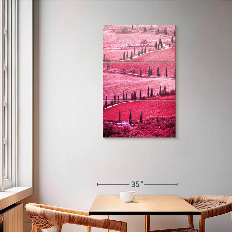 Vallée toscane rose d'Alvord, H 57 po x l 36 po
