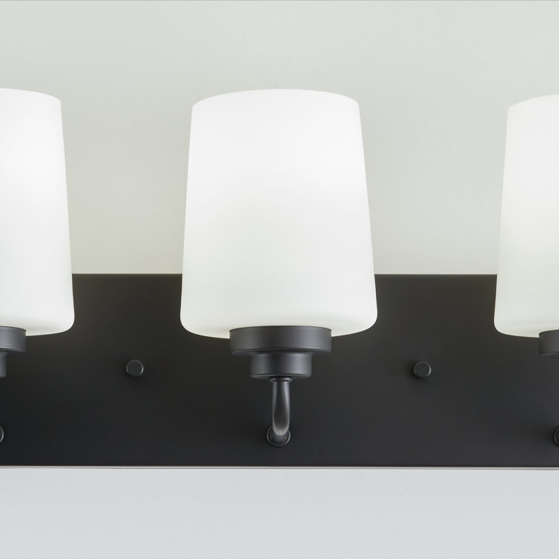 Éclairage pour meuble-lavabo à 3 lumières à intensité variable Windom, Nuit noire, Non