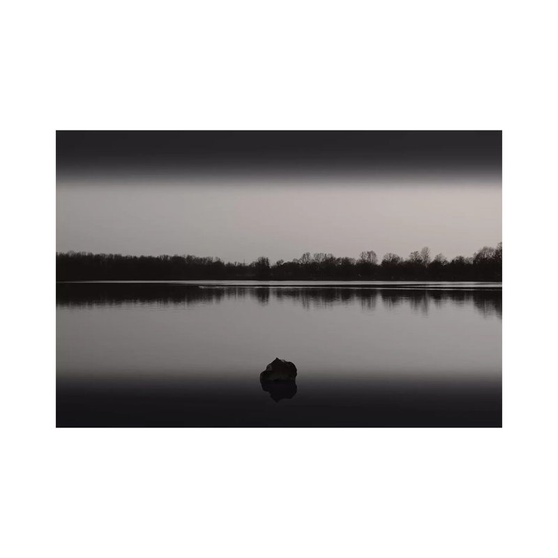 Silence by the Lake II 1 Piece Wrapped Canvas Wall Art, 101.6 cm H x 66.04 cm W x 3.175 cm D