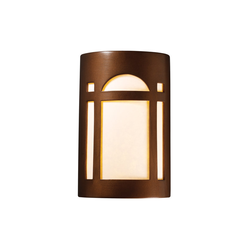 Applique murale 1 lumière Krimhilde Ada Arch, Incandescent, Cuivre antique, H 9,5 po x l 5,75 po x P 4,5 po