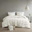 Housse de couette en coton double / grand, ornée d'une broderie élastique délicate-121305774