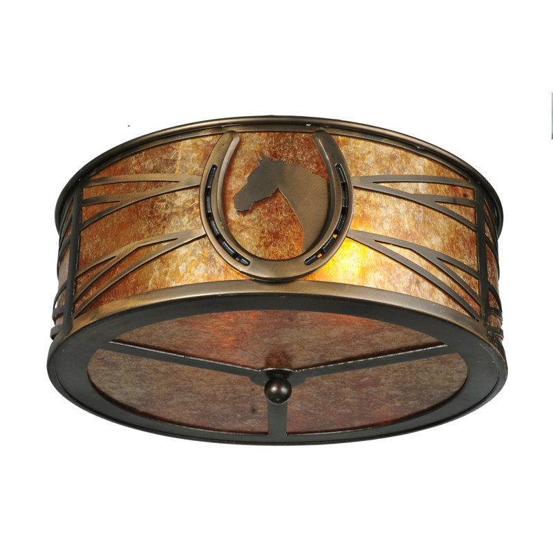 Rustic Lodge 2 - Light Flush Mount