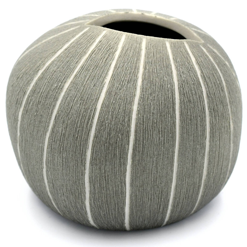Aurora-Leigh Handmade Table Vase, Gray