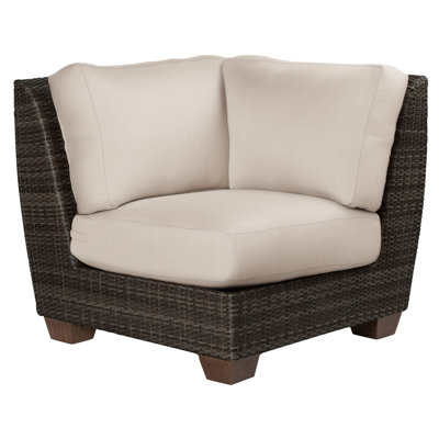 Chaise de patio avec coussins Saddleback