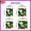 Couvre-lit matelassé à motif floral vert -126079259