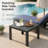 Outdoor Aluminum Chaise Lounge Chair with Side Table & Cushions, Rust-Resistant Adjustable Recliner for Patio, Pool, Deck-606587094