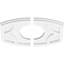 Médaillon de plafond contemporain en PVC de qualité architecturale Kailey-36088898