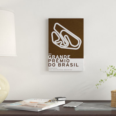 1973 Grande Prêmio Do Brasil by Chungkong - Wrapped Canvas Gallery-Wrapped Canvas Giclée