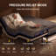 Structure de lit réglable à 4 zones, soutien lombaire, inclinaison de l'oreiller, massage, gravité zéro, contrôle de l'application, ports USB et éclairage à DEL-1289030210