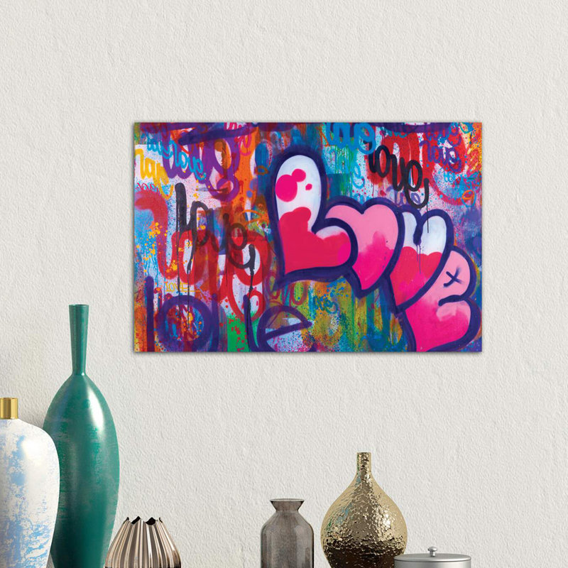 One Love IV - Wrapped Canvas Print, 66.04 cm H x 45.72 cm W x 3.175 cm D