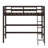 Wood Loft Bed With Ladder-533479506
