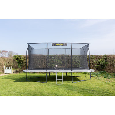11.5ft x 16ft JumpKing Rectangular Combo Pro Trampoline with Safety Enclosure