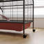 Cage pour petits animaux 48 po, cage à lapins ou maison de jeu pour furet avec mangeoire, roulettes, plateforme, rampe