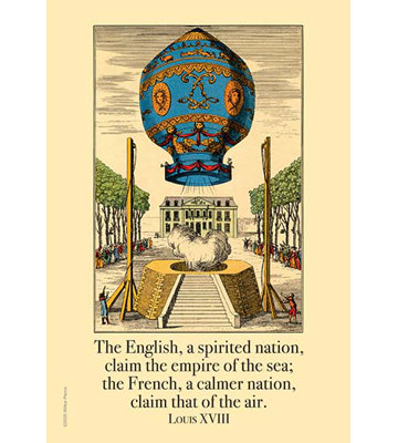 The sea, the français, the air de louis xviii-impression de publicités