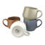 Sango Siterra Painter's Palette 17.5 Oz. Assorted Color Stoneware Mug Set