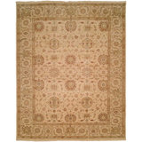 Mcgee Wool Oriental Area Rug in Ivory