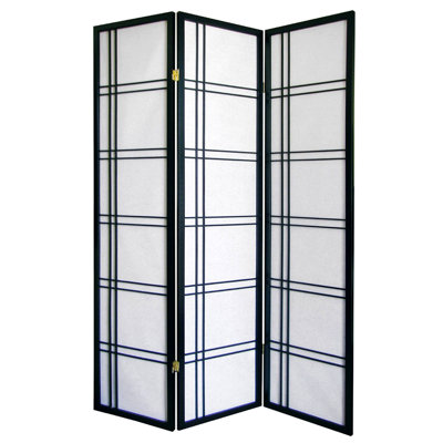 50" W x 70" H Girard 3 - Panel Solid Wood Folding Room Divider by ORE Furniture