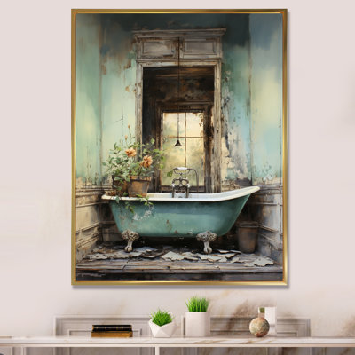 Cordney Bathroom Vintage Charm I, reproduction d'art sur toile