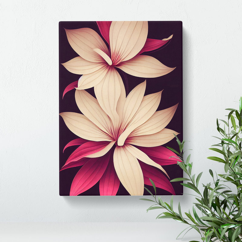 Lush Flowers - Wrapped Canvas, 60cm H x 40cm W x 3cm D
