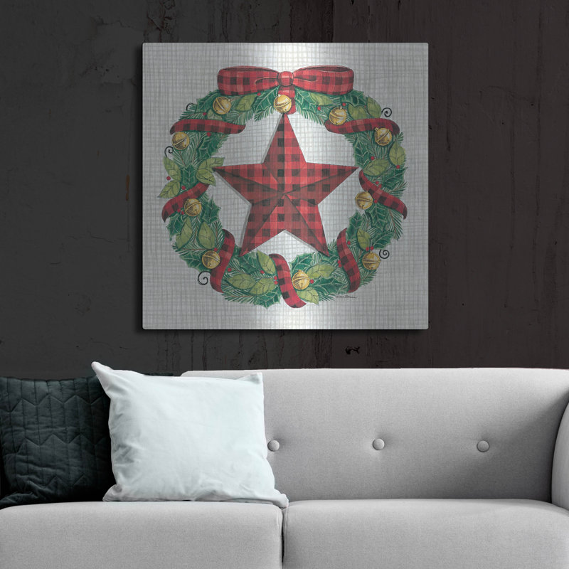 «Joy Angels Wreath» par Deb Strain, H 36 po x l 36 po