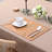 Wood/Bamboo Floral Rectangle Placemat